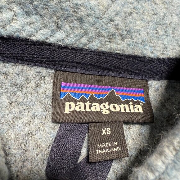 Patagonia Woolyester Sweater 1/2 Zip Mock Neck Fleece Pullover Jacket - XS - Picture 7 of 13